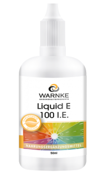 Liquid E 100 I.E. pro 3 Tropfen, 50ml natürliches Vitamin E Öl